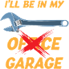 Sarò nel mio garage Funny Car Mechanic Auto