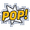 Polka dot Pop art