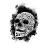 Tattooed death head