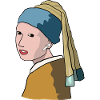 Mädchen mit der (Perle)