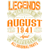 1941 August Birthday Legend