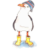 Henry Seagull in boots