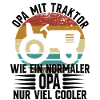 Opa Mit Traktor - Landwirt