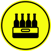 Beer bottle crate