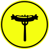 Bratwurst meat icon