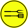 Grill tongs Grill Symbol