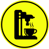 Coffee machine symbol