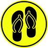 Flip-flops icon