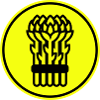 Asparagus icon circle
