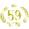 59 Number wreath