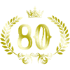 80 Couronne numéro