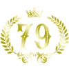 79 Number wreath