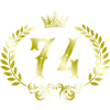 74 Nombre de couronnes