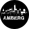 amberg,skyline,black,circle,silhouette