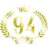 94 Number wreath