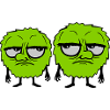 2 Monsters Roll Eyes