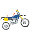 Dabbing skjelett motocross motorsyklist syklist