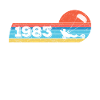 Kite-Strand-Segler né en 1983 Anniversaire
