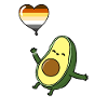Avocado Balloon Gay Bear