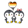 Penguin Couple Gay Bear Pride