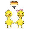 Canard Couple Gay Bear Pride