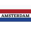 Amsterdam City in Dutch Flag