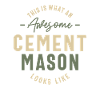 Drôle génial Ciment Mason Occupation