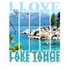 J’adore le lac Tahoe