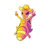 Alien Cowboy Love Space Fun