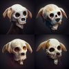 Dog Skull Skull Skull