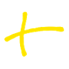 Swedish flag as brushstrokes
