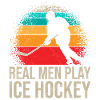 Echte Kerle spielen Eishockey