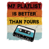 Retro Cassette Cool Musician