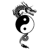Dragon yin yang