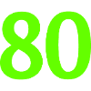 Number 80