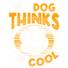 My dog thinks I'm cool.