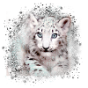 tigerbaby,tiger,blue,graffiti,painting