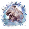 babyelefant,elephant,graffiti,blue,painting