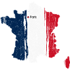 Paris Brushstroke Flag France