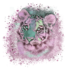 tigerbaby,tiger,pink,graffiti,painting