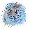 tigerbaby,tiger,blue,graffiti,painting