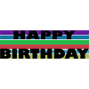 ANNIVERSARY. HAPPY BIRTHDAY. HAPPY BIRTHDAY