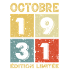Octobre 1931 Édition Limitée