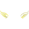 golden wings flies angel glitter