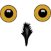 Night Eyes Owl Silhouette