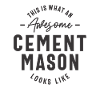 Drôle génial Ciment Mason Occupation