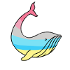 Whale Genderflux Pride