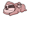 Sloth Dad with Baby Sloth