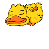 Duck Dad with Baby Duck