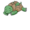 Turtle Papa with Baby Turtle